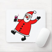 Tapis De Souris Père Noël pompette (Avec souris)