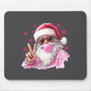 Tapis De Souris Père Noël Rétro Vintage Bubble Gum Nk Sungle Noël