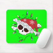 Tapis De Souris Père Noël Skull (Avec souris)