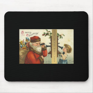 Tapis De Souris Père Noël Souhaite Que J'Ai Le Pad De Souris