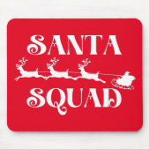 Tapis De Souris Père Noël Squad Noël (Devant)