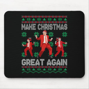 Tapis De Souris Père Noël Trump Danse Rendre Noël super moche