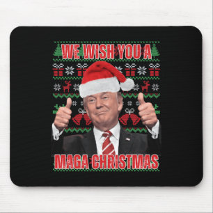 Tapis De Souris Père Noël Trump Noël Humour Funny Trump Noël 2