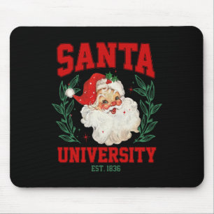 Tapis De Souris Père Noël University Funny Retro Noël