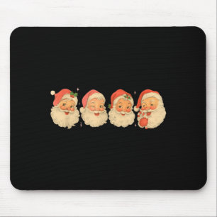 Tapis De Souris Père Noël Vintage Mignon Joyeux Noël Joyeux