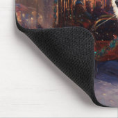 Tapis De Souris Période de fêtes de Noël Samoyède (Coin)