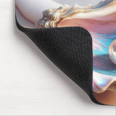Tapis De Souris Perle dans la coquille d'huîtres Iridescente (Coin)
