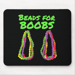 Tapis De Souris Perles de Mardi Gras pour tenue de costume Y pour