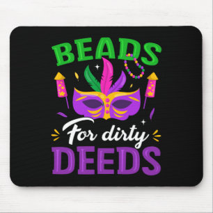 Tapis De Souris Perles pour les actes sales Mardi Gras Carnival Ce