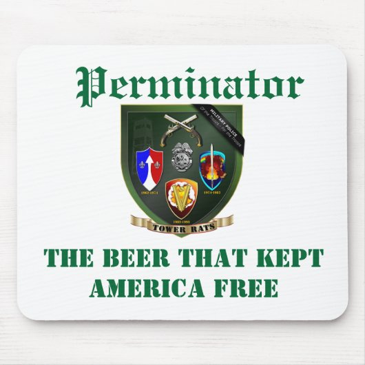Tapis De Souris Perminateur Mousepad (Devant)