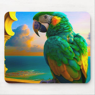 Tapis De Souris Perroquet