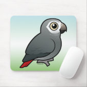 Tapis De Souris Perroquet de gris africain de Timneh (Avec souris)