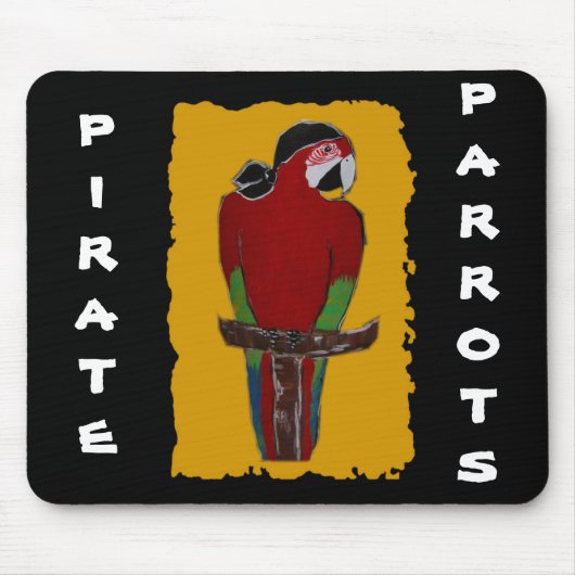 Tapis De Souris Perroquet de pirates (Devant)