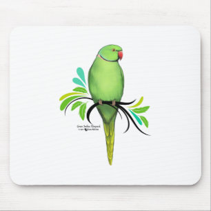 Tapis De Souris Perroquet indien vert