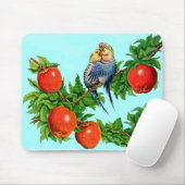 Tapis De Souris perroquets amoureux (Avec souris)