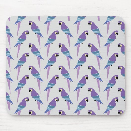 Tapis De Souris Perroquets pourpres (Devant)