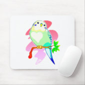 Tapis De Souris Perruche d'arc-en-ciel (Avec souris)