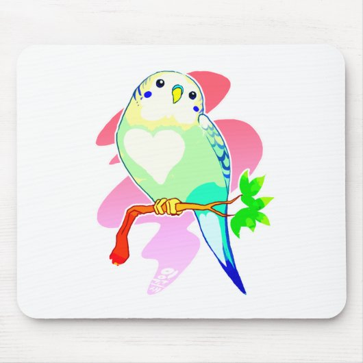 Tapis De Souris Perruche d'arc-en-ciel (Devant)