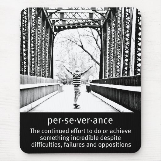 Tapis De Souris Persévérance à bord (Devant)