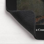 Tapis De Souris Persévérance noire de Mousepad (Coin)