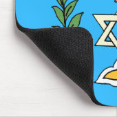 Tapis De Souris Persian Magen David Menorah (Coin)