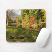 Tapis De Souris Personalize! Autumn Pond Mouse Pad (Avec souris)
