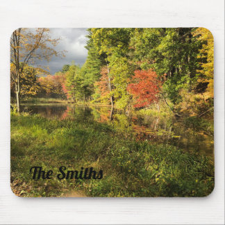 Tapis De Souris Personalize! Autumn Pond Mouse Pad