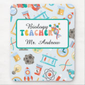 Tapis De Souris Personalized biology teacher, science teachers day (Devant)