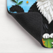 Tapis De Souris Personalized Cat, Flowers and Butterflies   (Coin)