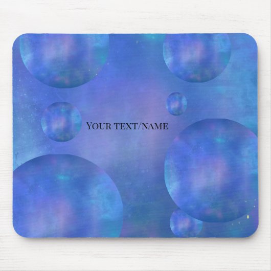 Tapis De Souris Personalized Galaxy Nebula Mouse Pad - Custom Name (Devant)