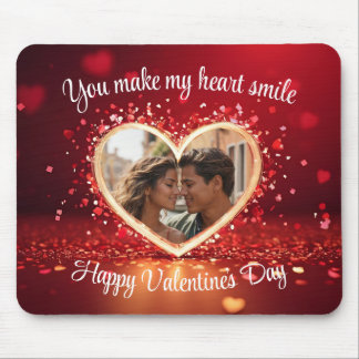 Tapis De Souris Personalized Heart Photo Frame