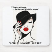Tapis De Souris Personalized humorous mouse pad (Devant)