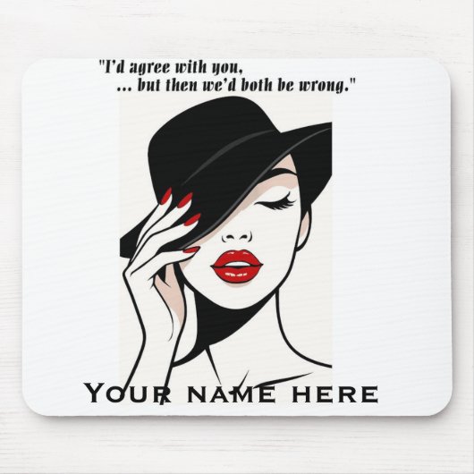 Tapis De Souris Personalized humorous mouse pad (Devant)