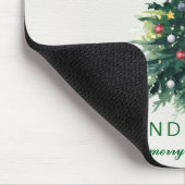 Tapis De Souris Personalized Merry Christmas Greetings Holiday (Coin)