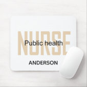 Tapis De Souris Personalized Public health nurse RN gifts (Avec souris)