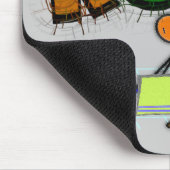 Tapis De Souris Personnages en allumettes de cadeaux de conception (Coin)