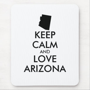 Tapis De Souris Personnalisable KEEP CALM et LOVE ARIZONA