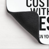 Tapis de souris personnalisable minimaliste modern (Coin)