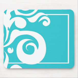 Tapis de souris personnalisable tourbillon bleu ci