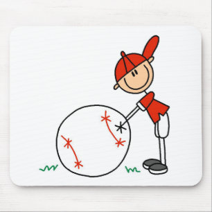 Tapis De Souris Personnalisation de baseball pour garçons