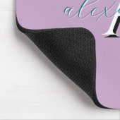 Tapis de souris personnalisé avec initiale de mono (Coin)