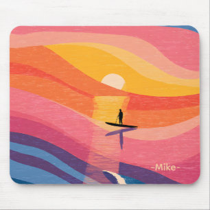Tapis de souris personnalisé Bauhaus Sunset