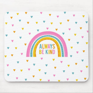 Tapis De Souris Personnalisé Be Kind Rainbow Porte - bloc