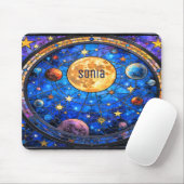 Tapis de souris personnalisé céleste (Avec souris)