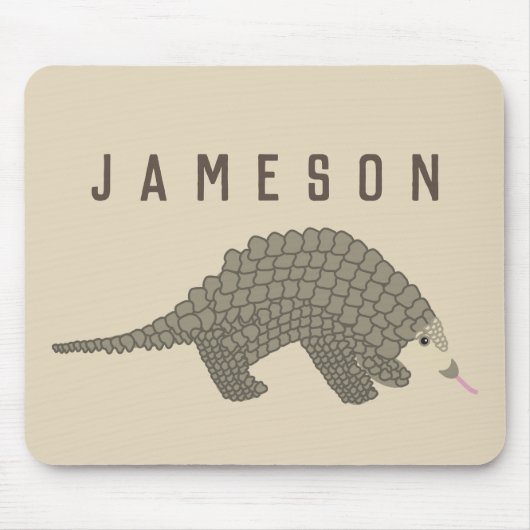 Tapis de souris personnalisé de Pangolin (Devant)