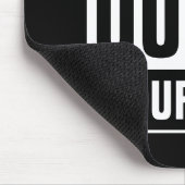 Tapis De Souris Personnalisé DROIT OUTTA typographie pavé souris (Coin)