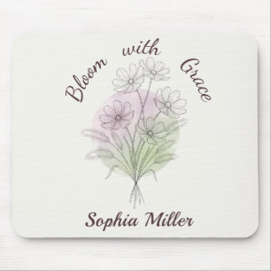 Tapis de souris personnalisé Fleur de cosmos botan