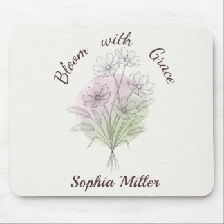 Tapis de souris personnalisé Fleur de cosmos botan