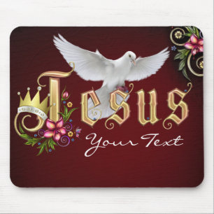 Tapis de souris Personnalisé Jesus Is King#2 