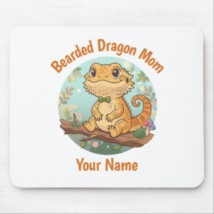 Tapis de souris personnalisé Maman de Dragon barbu